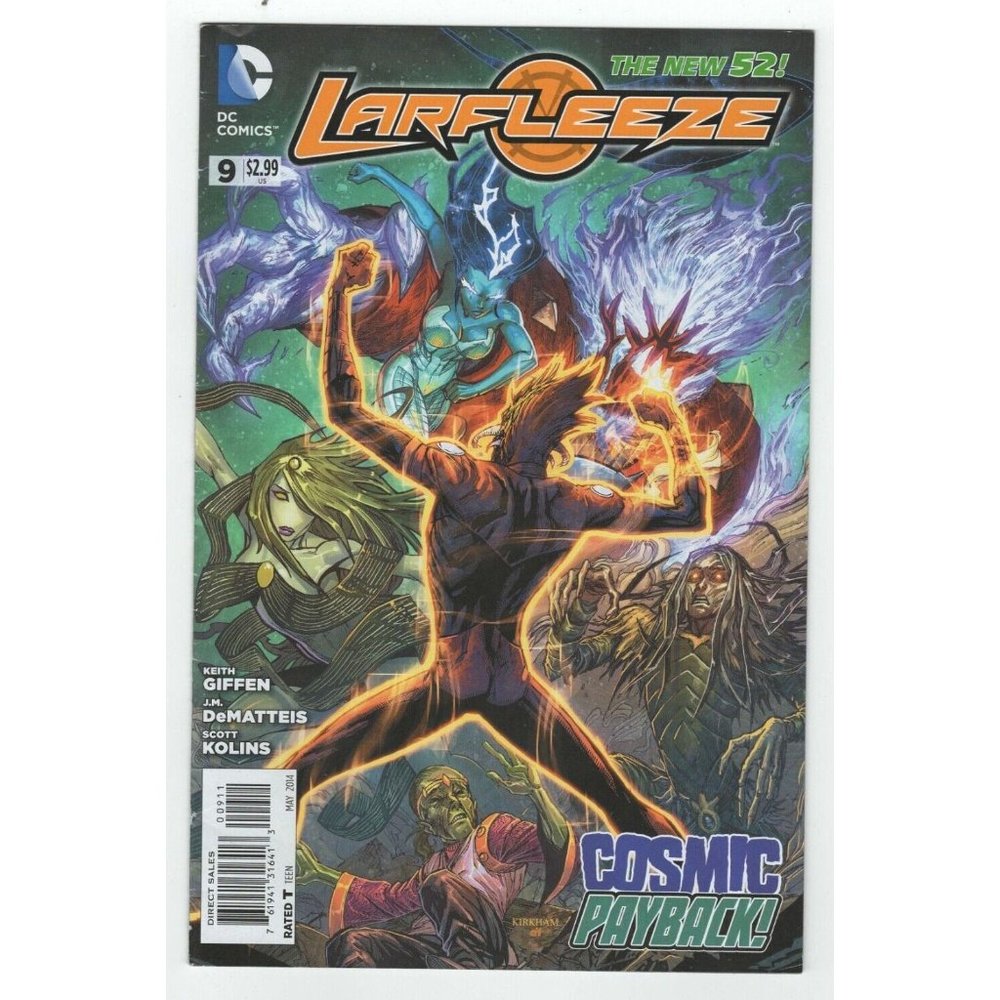 DC Comics Larfleeze #9 The New 52 Cosmic Payback Kirkham Comic Book